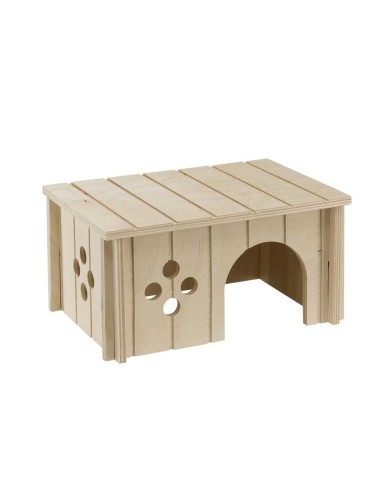 FERPLAST CASETA MADERA PARA COBAYAS SIN 4645 - 26 X 17,3 X 13 CM - 2