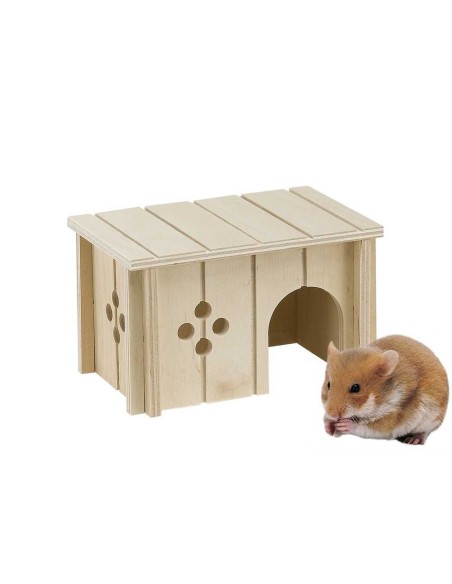 FERPLAST CASETA MADERA PARA HAMSTER SIN 4641 4642