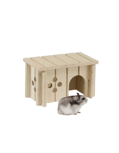 FERPLAST CASETA MADERA PARA HAMSTER SIN 4641 4642 - 2