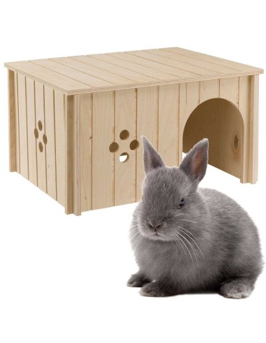 FERPLAST CASETA MADERA PARA CONEJOS SIN 4646 4647