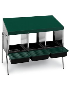 GAUN PONEDERO CON CUBETA Y PATAS - 3 DEPARTAMENTOS 