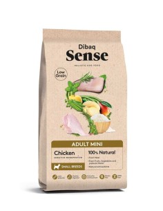 DIBAQ SENSE ADULT MINI POLLO LOW GRAIN 2 KG 500 GR - 2
