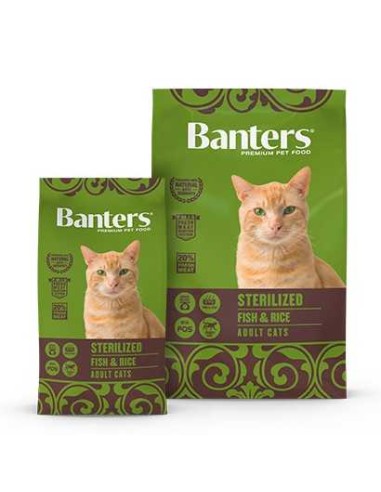 BANTERS GATOS ESTERILIZADOS PESCADO Y ARROZ - 2