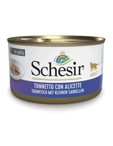 SCHESIR ATÚN CON ANCHOVETAS EN GELATINA PARA GATOS - 85 GR (14 UNIDADES) 14 X 85 GR - 2