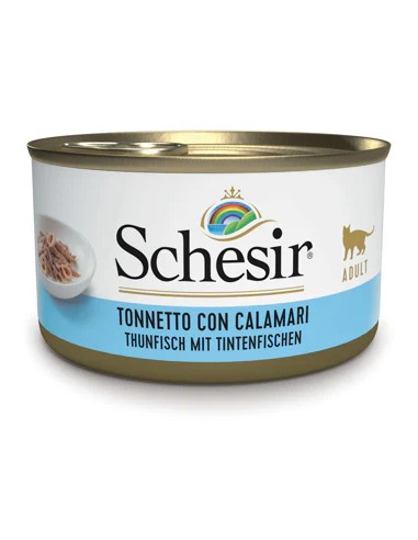SCHESIR ATÚN CON CALAMARES EN GELATINA PARA GATOS - 85 GR (14 UNIDADES) 14 X 85 GR - 2