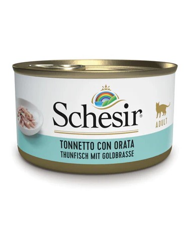SCHESIR ATÚN CON DORADA EN GELATINA PARA GATOS - 85 GR (14 UNIDADES) 14 X 85 GR - 2