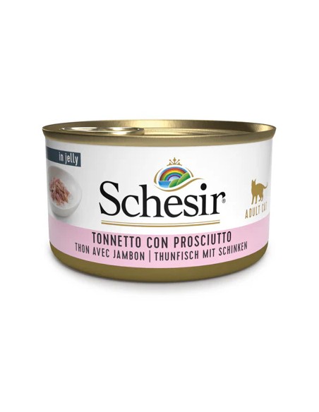 SCHESIR ATÚN CON JAMÓN EN GELATINA PARA GATOS - 85 GR (14 UNIDADES) 14 X 85 GR - 2