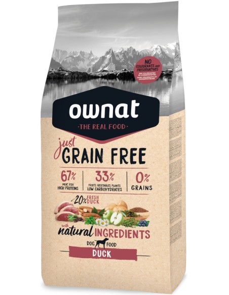 OWNAT JUST GRAIN FREE DUCK 3 KG 14 KG - 2