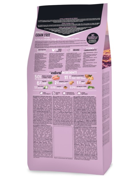 OWNAT PRIME GRAIN FREE STERILIZED PARA GATOS 8 KG 3 KG 1 KG - 3