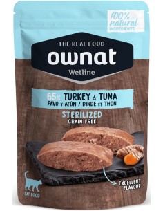 OWNAT POUCHE PAVO Y ATÚN PARA GATOS ESTERILIZADOS - 85 GR 85 GR - 2