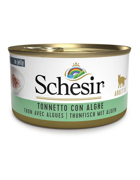 SCHESIR ATÚN CON ALGAS EN GELATINA PARA GATOS - 85 GR (14 UNIDADES) 14 X 85 GR - 2