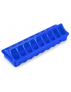 COPELE COMEDERO PLÁSTICO PARA POLLOS PRIMERA EDAD AZUL AZUL 30 CM - 2