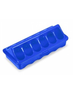 COPELE COMEDERO PLÁSTICO PARA POLLOS PRIMERA EDAD AZUL AZUL 30 CM - 2 2