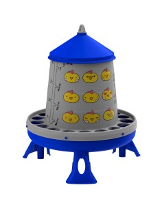 COPELE TOLVA DE PLÁSTICO PARA AVES CHIPS CON PATAS - 4 KG ROJO - 2 2