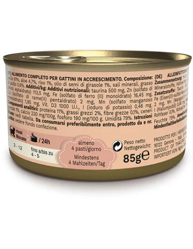 SCHESIR KITTEN POLLO Y ALOE EN GELATINA PARA GATITOS - 85 GR (14 UNIDADES) 14 X 85 GR - 3