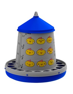 COPELE TOLVA DE PLÁSTICO PARA AVES CHIPS - 4 KG ROJO - 2 2