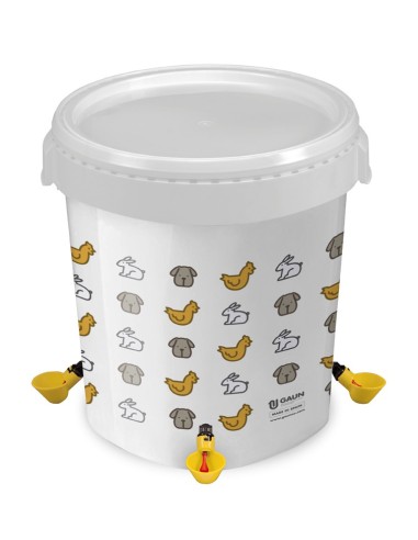 GAUN DEPÓSITO CON CAZOLETAS - 32 LITROS