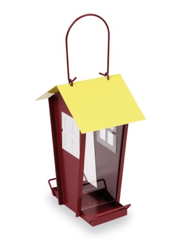 GAUN COMEDERO CASA METÁLICA TRANSPARENTE