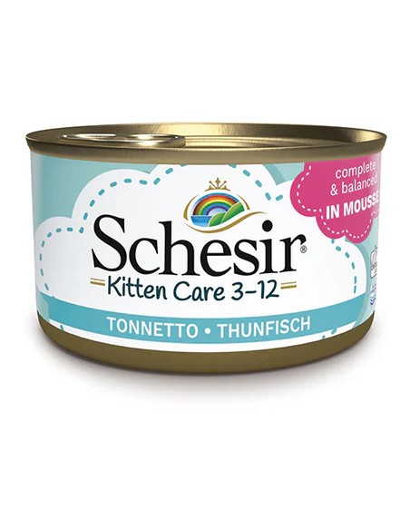 SCHESIR KITTEN ATÚN EN MOUSSE PARA GATITOS - 85 GR (14 UNIDADES) 14 X 85 GR - 2