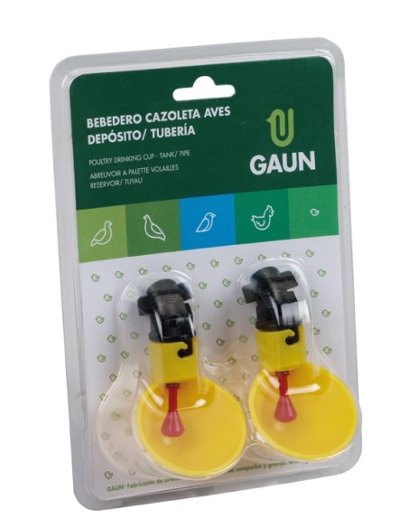 GAUN BEBEDERO CAZOLETA PARA DEPOSITO O TUBERÍA - 2 UNIDADES - 2