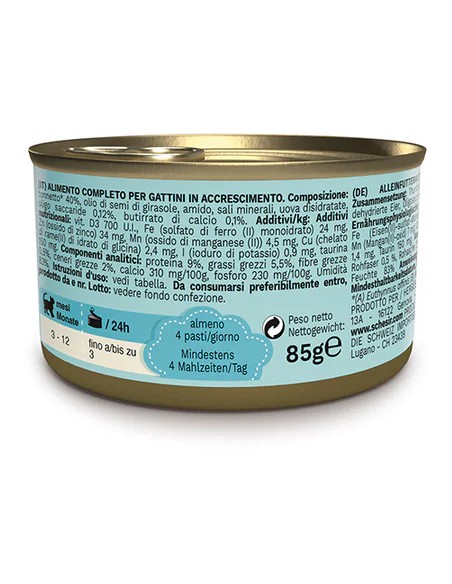 SCHESIR KITTEN ATÚN EN MOUSSE PARA GATITOS - 85 GR (14 UNIDADES) 14 X 85 GR - 3