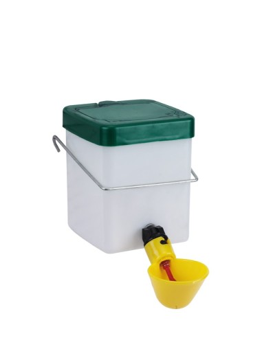 GAUN BEBEDERO CAZOLETA CON BOTELLA PARA AVES 0 5 LITROS - 2