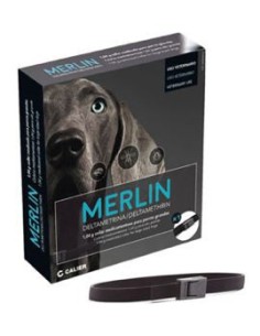 CALIER COLLAR ANTIPARASITARIO MERLIN PARA PERROS 1 UNIDAD 2 UNIDADES - 2