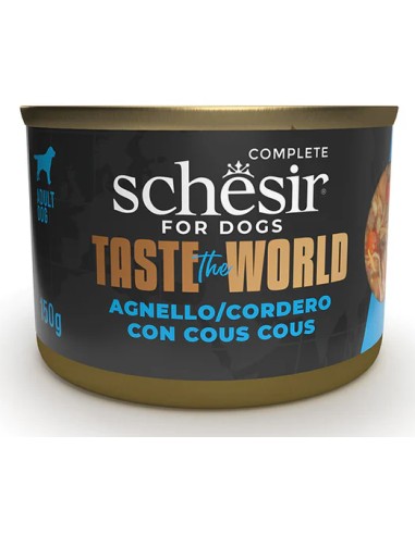 SCHESIR DOG TASTE OF THE WORLD CORDERO CON CUSCUS CAJA (8 LATAS X 150GR) - 8 X 150 GR 8 X 150 GR - 2