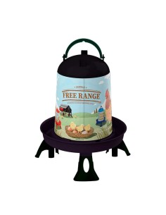 COPELE BEBEDERO ECO FREE RANGE RECICLADO CON PATAS PARA AVES - 5 LITROS