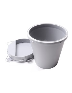 COPELE BEBEDERO CUBO PLASTICO GRIS - 5,5 LITROS 2
