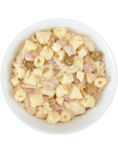 SCHESIR DOG TASTE OF THE WORLD POLLO CON CARBONARA CAJA (8 LATAS X 150GR) - 8 X 150 GR 8 X 150 GR - 2 2