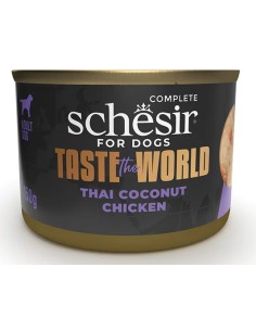 SCHESIR DOG TASTE OF THE WORLD POLLO CON COCO THAI CAJA (8 LATAS X 150GR) - 8 X 150 GR 8 X 150 GR - 2