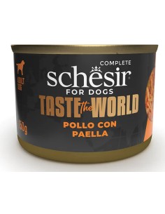 SCHESIR DOG TASTE OF THE WORLD POLLO CON PAELLA CAJA (8 LATAS X 150GR) - 8 X 150 GR 8 X 150 GR - 2