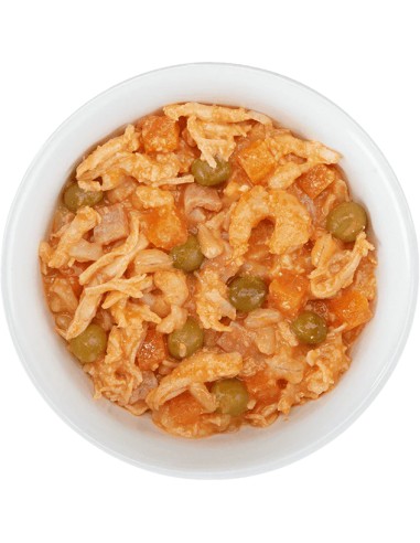 SCHESIR DOG TASTE OF THE WORLD POLLO CON PAELLA CAJA (8 LATAS X 150GR) - 8 X 150 GR 8 X 150 GR - 3