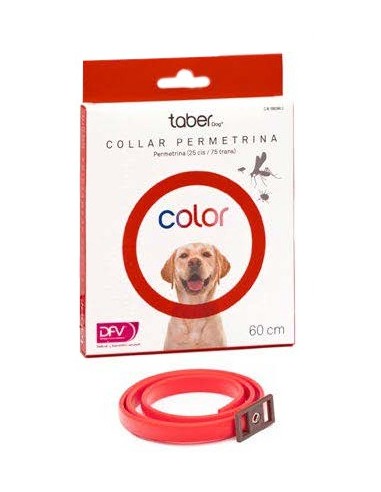 DIVASA FARMAVIC TABERDOG COLOR ROJO COLLAR PERMETRINA 40 CM 60 CM 75 CM - 2