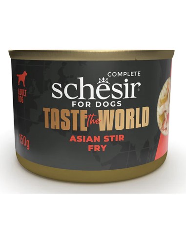 SCHESIR DOG TASTE OF THE WORLD SALTEADO ASIATICO CAJA (8 LATAS X 150GR) - 8 X 150 GR 8 X 150 GR - 2