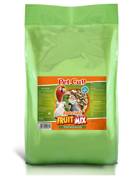 PET CUP MIXTURA LOROS ESPECIAL FRUTA MIX - 10 KG 10 KG