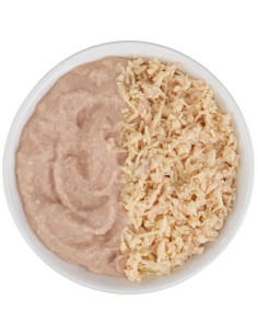 SCHESIR BABY DOBLE TEXTURE MOUSSE&FILETES POLLO CON SALMON Y HIGADO POLLO PARA GATITOS (3 UNIDADES) - 3 X 55 GR 3 X 55 GR - 2 2