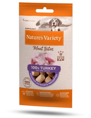 NATURES VARIETY MEAT BITES PAVO PARA PERROS - 20 GR 20 GR - 2