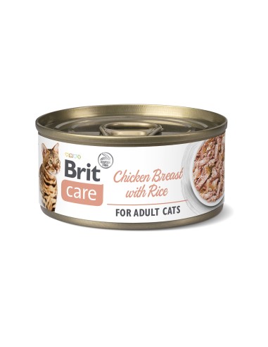 BRIT CAT PECHUGA DE POLLO CON ARROZ PARA GATOS - 70 GR 70 GR - 2