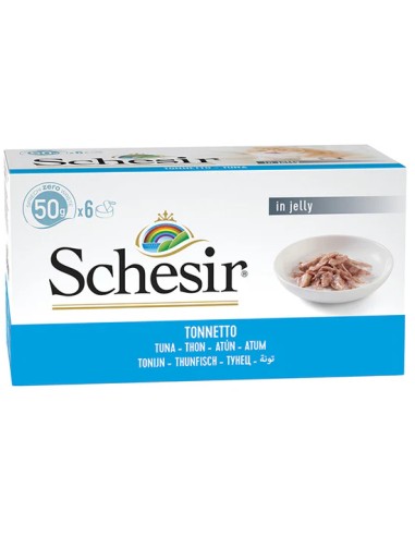 SCHESIR ATÚN EN GELATINA PARA GATOS - 50 GR (6 UNIDADES) 6 X 50 GR - 2