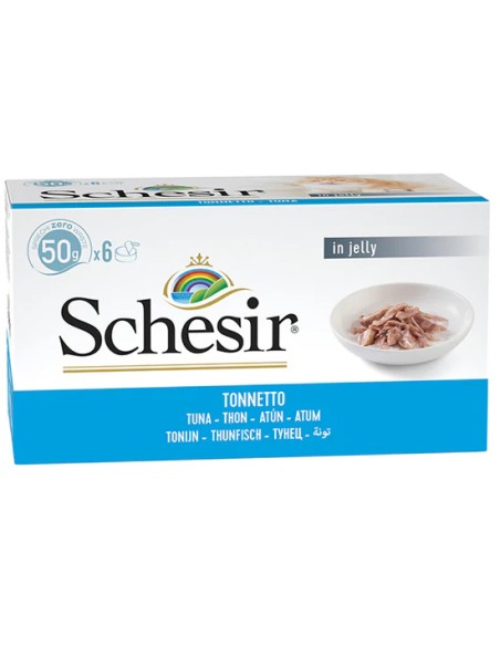 SCHESIR ATÚN EN GELATINA PARA GATOS - 50 GR (6 UNIDADES) 6 X 50 GR - 2