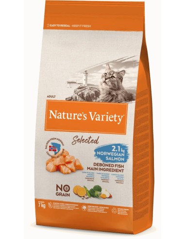 NATURES VARIETY SELECTED SALMÓN NORUEGO PARA GATOS 7 KG 1 25 KG - 2
