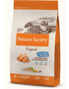 NATURES VARIETY ORIGINAL SALMÓN PARA GATOS ESTERILIZADOS 3 KG 7 KG 1 25 KG - 2