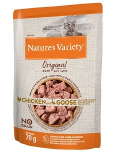 NATURES VARIETY ORIGINAL PATE POLLO Y GANSO PARA GATOS - 70 GR 70 GR - 2