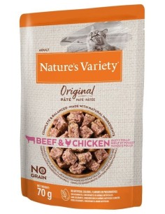 NATURES VARIETY ORIGINAL PATE BUEY Y POLLO PARA GATOS - 70 GR 70 GR - 2
