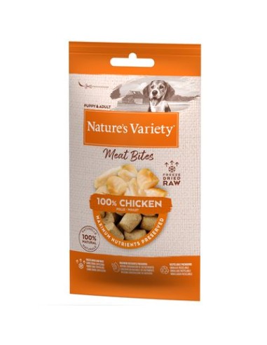 NATURES VARIETY MEAT BITES POLLO LIOFILIZADO PARA PERROS - 20 GR 20 GR - 2