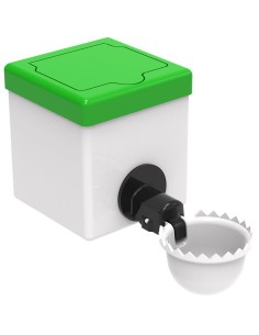 COPELE BEBEDERO BASCULANTE CON BOTELLA PARA PÁJAROS 0 5 LITROS - 2