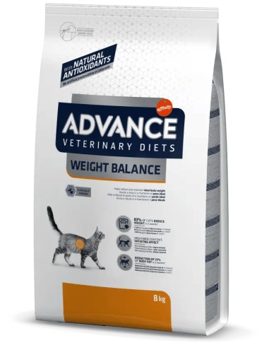 AFFINITY ADVANCE ADVANCE VETERINARY DIETS WEIGHT BALANCE PARA GATOS 8 KG 3 KG 1 5 KG - 2