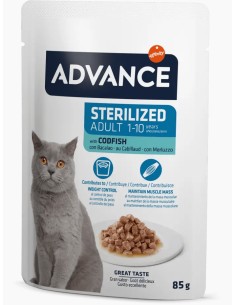 AFFINITY ADVANCE ADVANCE WET BACALAO GATOS ESTERILIZADOS - 85 GR 4 X 85 GR - 2 2